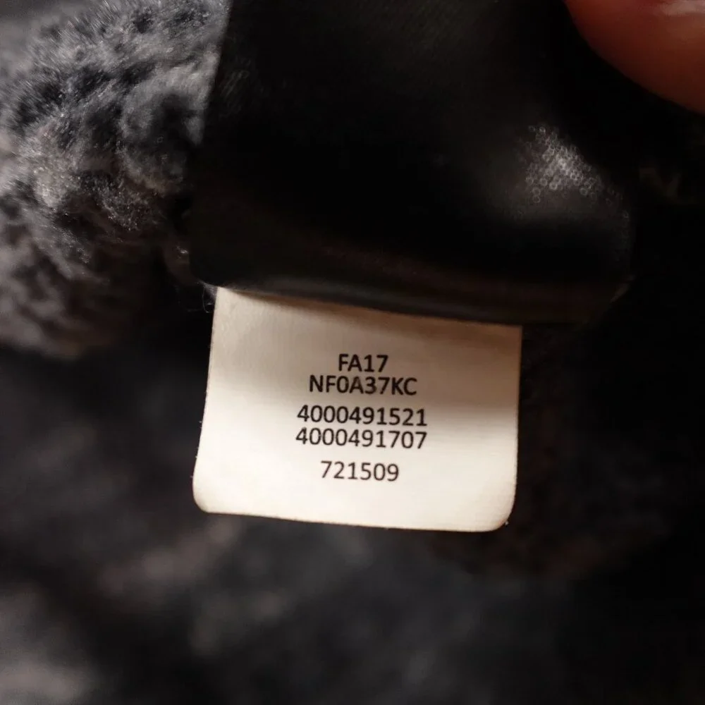 The North‎ Face Fair Isle Pattern Fleece Pullover Men's Size Large Black Gray